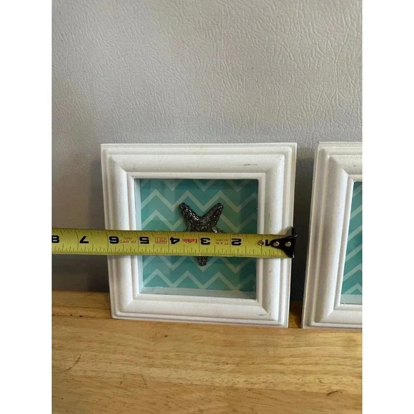 2 Assorted Wood Shadow Box with Shells - Picture 4 of 10